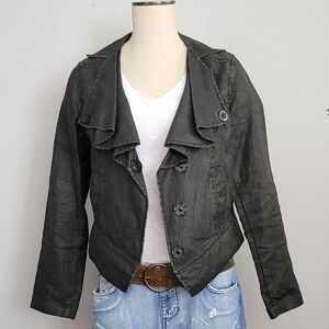 CAbi Lenin Moto Asymmetrical Jacket.
